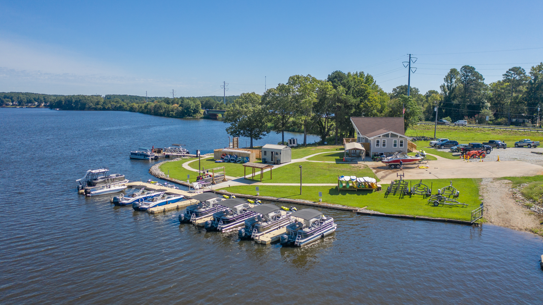 Boat Storage Lake Gaston, Dry Stack Boat Storage